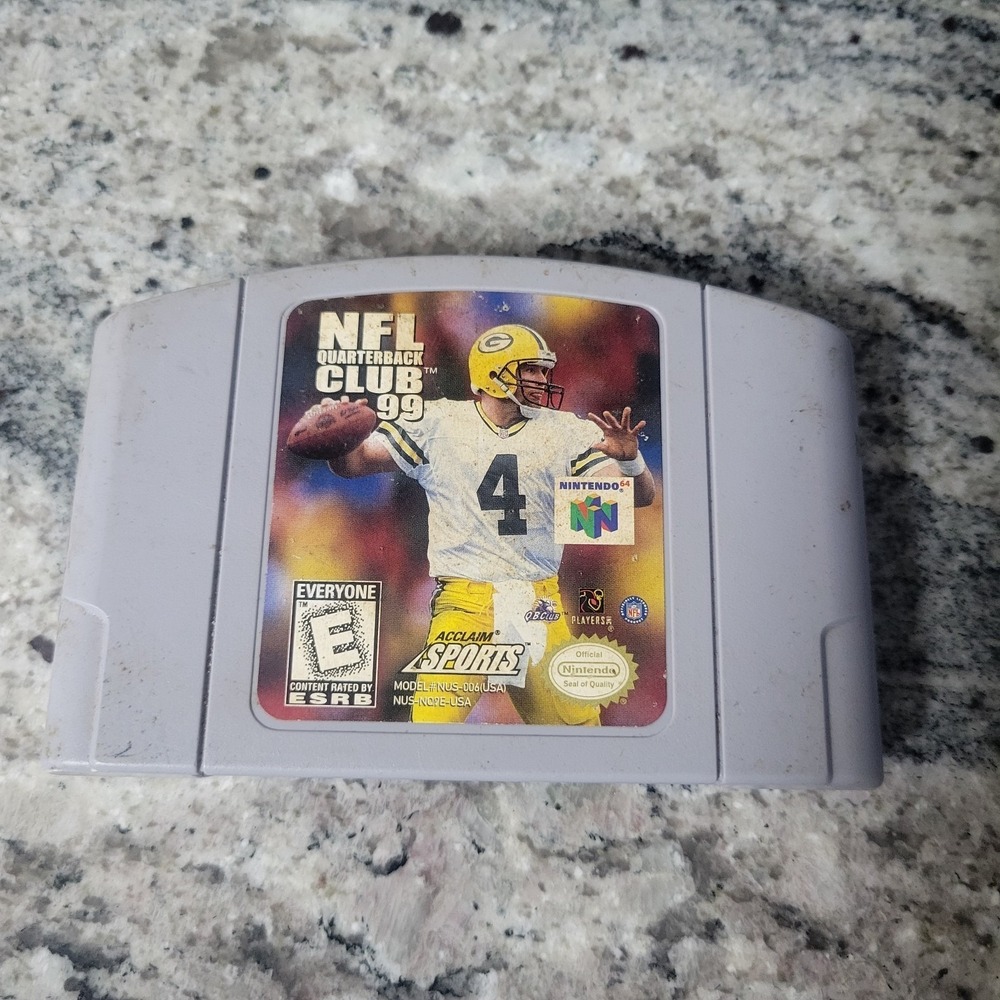 NFL Quarterback Club 99 (Nintendo 64, 1998) Not Tested